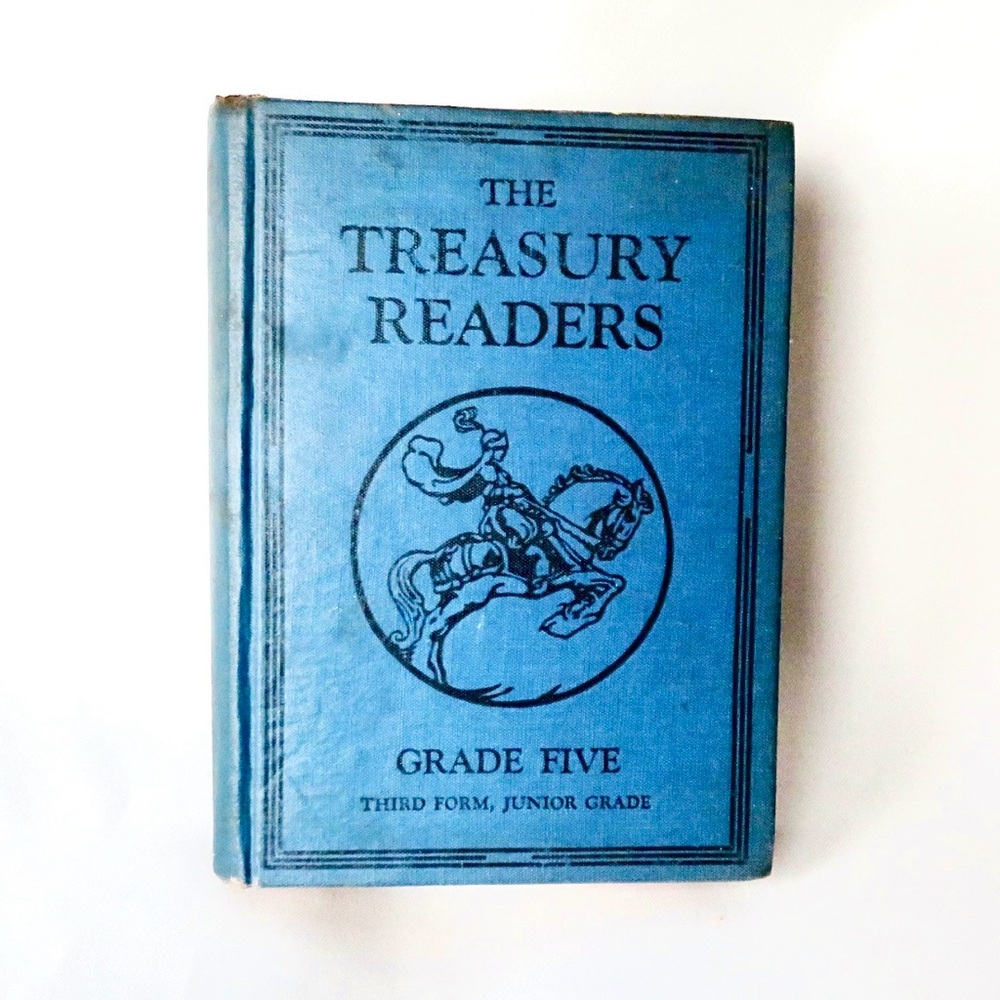 The Treasury Readers Grade Five Vintage Textbook